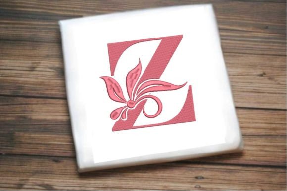 Elegant Floral Alphabet Letter Z: A Designer’s Review