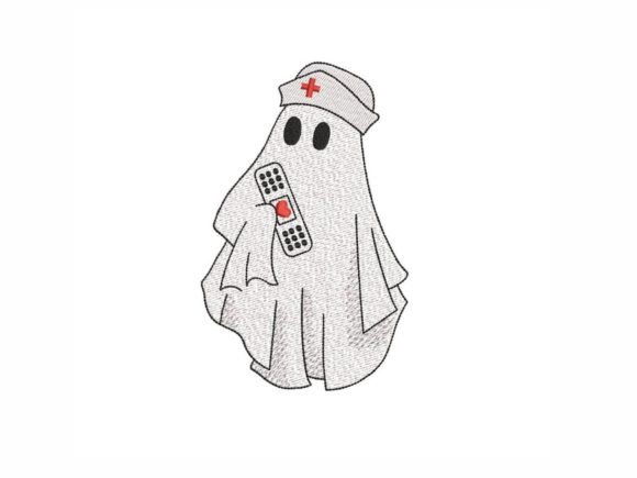Nurse Ghost: A Whimsical Halloween Embroidery Review