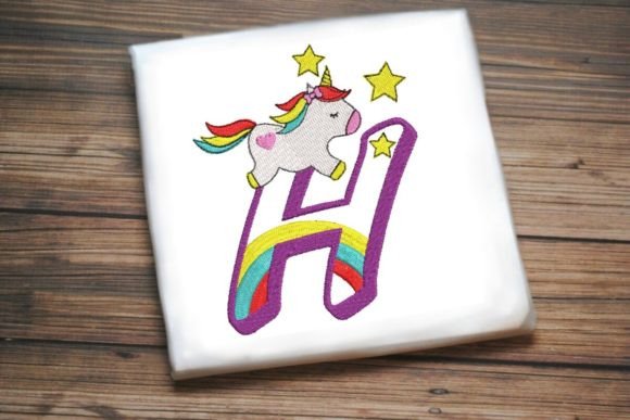 Review: Unicorn Rainbow Letter H for Holiday Sales