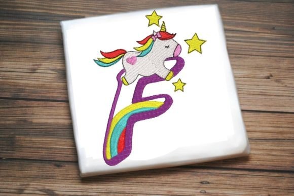 Reviewing Unicorn Rainbow Letter F for Boutique Apparel
