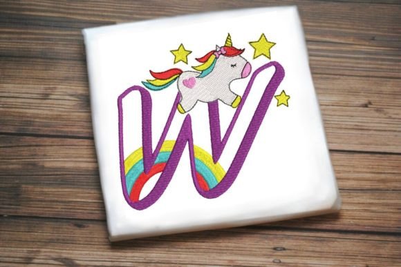 Reviewing Unicorn Rainbow Letter W for Boutique Apparel